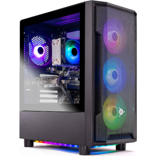 Sistem PC Gaming Intel Core i7-9700F Coffe Lake, 4.70GHz, 16GB DDR4, HDD 1 TB, SSD Kingstone 480GB, GeForce GTX 1660 Super 6GB GDDR6, Carcasa AeroCool Mini RGB, Negru
