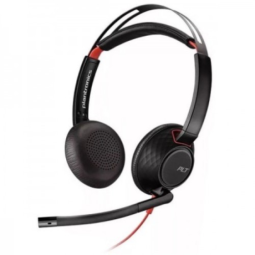 Casti Call Center Plantronics C3220, Control Volum, Microfon, Jack 3.5 mm, USB, Negru
