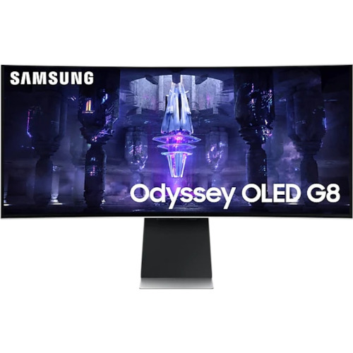 Monitor Gaming Curbat OLED Samsung Odyssey G8 S34DG850SU, 34", WQHD (3440 x 1440), 175Hz, 0.03ms, Boxe, HDMI, DisplayPort, argintiu
Monitor Gaming Curbat OLED Samsung Odyssey G8 S34DG850SU, 34", WQHD (3440 x 1440), 175Hz, 0.03ms, Boxe, HDMI, DisplayPort, argintiu