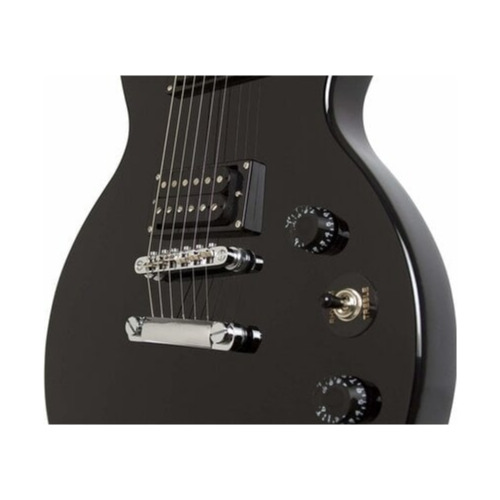 Chitara electrica Epiphone Les Paul Special-II LE, Corp solid, Gat din artar, Scala 24.75, Volum, Ton, Selector 3 pozitii, Negru