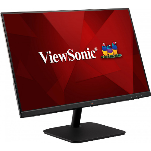 Monitor LED IPS ViewSonic VA2432-H, 24 inch FHD, 75Hz, 4ms, Frameless, HDMI, VGA, VESA, Negru