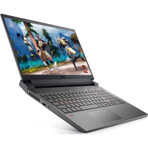 Laptop Gaming DELL G15 5520, Display 15.6 inch FHD, 120Hz, Intel Core i7-12700H 14-Core, 4.7GHz, SSD 512 Gb NVMe M.2, 24 Gb RAM DDR5 4800MHz, nVidia GeForce RTX 3060 6Gb, USB 3.2, USB-C, HDMI, Ethernet, Jack 3.5mm, Dark Shadow Grey