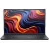 Laptop Dell 15 DC15255, Display 15.6 inch FHD, Procesor AMD Ryzen 5 7520U 4.3GHz, 8 Gb RAM LPDDR5, SSD 512 Gb M.2, AMD Radeon 610M, USB , USB-C, HDMI, Slot SD, Carbon Black