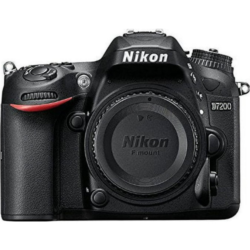 Aparat foto DSLR Nikon D7200, Senzor CMOS 24.2Mp, Display 3.2 inch, Wi-Fi, NFC, Negru