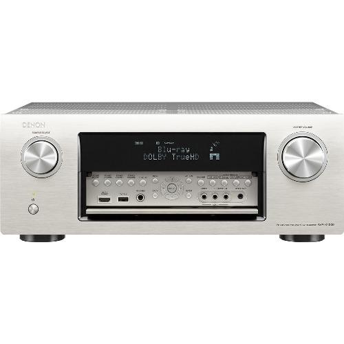 AV Receiver Denon AVR-X4000, FM, MW, 10Hz - 100kHz, THD 0.05, Coaxial, Optical, USB, LAN, HDMI, Component, Composite, Argintiu