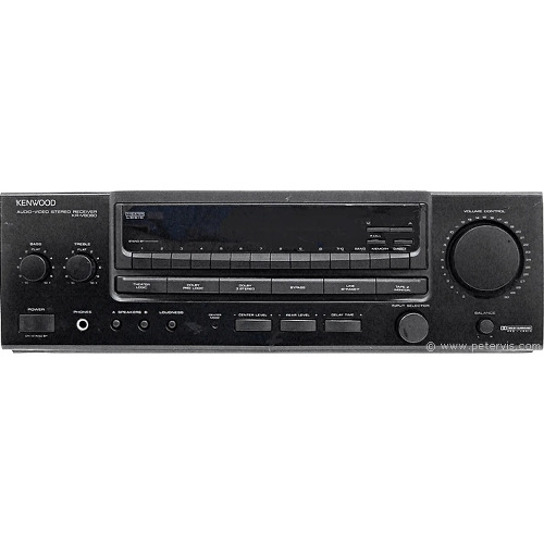 AV Receiver Kenwood KR-V6060, FM, MW, 20Hz - 20kHz, THD 0.06, Composite, 9.5kg, Negru