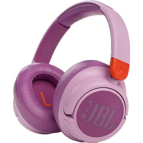 Casti audio pentru copii JBL JR460NC, Over-ear, Bluetooth, Active Noise Cancelling, Microfon, Pink
