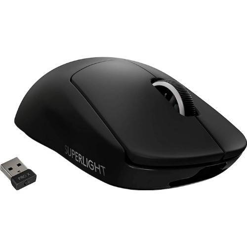 Mouse Gaming Wireless Logitech Pro X Superlight, Ultrausor 63g, Senzor LightSpeed Hero 25K DPI, 5 Butoane, Negru
