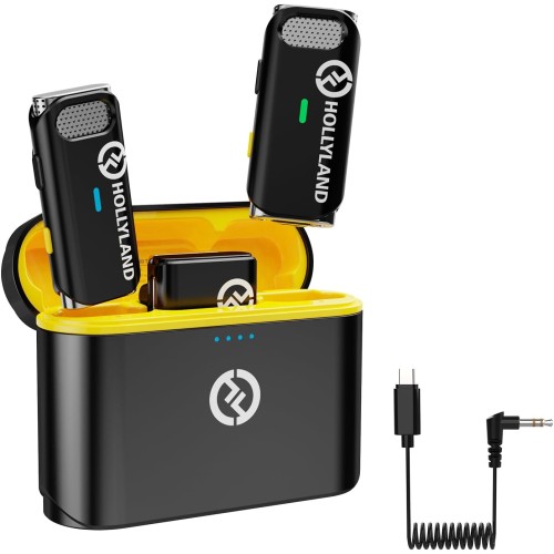 Set 2x Lavaliera Hollyland Lark M1, 1x Receiver, 2x Transmitator, 2.4 GHz, Omnidirectional, Max 200m, USB-C, Jack 3.5 mm, Negru
Set 2x Lavaliera Hollyland Lark M1, 1x Receiver, 2x Transmitator, 2.4 GHz, Omnidirectional, Max 200m, USB-C, Jack 3.5 mm, Negru