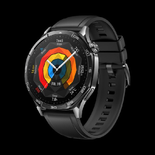 Smartwatch Huawei Watch GT 5 46mm VLI-B19, GPS, Android/iOS, Black Fluoroelastomer Strap
