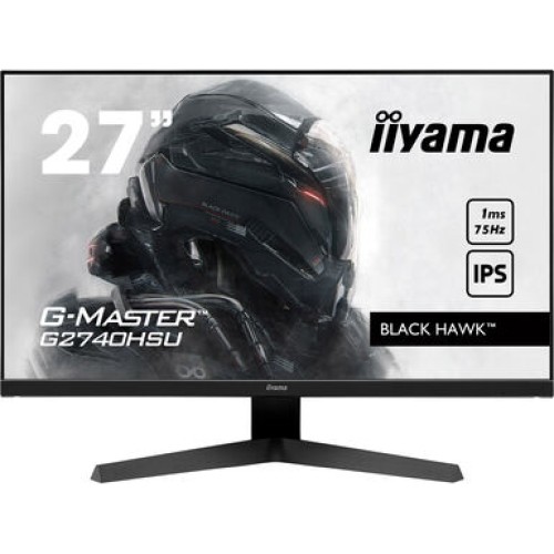Monitor Gaming IIyama G-Master Black Hawk G2740HSU, 27 Inch, FullHD, 75 Hz, 1 mS
