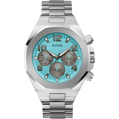 Ceas Barbati Guess Empire GW0489G3, 46mm, Curea si carcasa Otel Inoxidabil, 5ATM, Analog, Quart