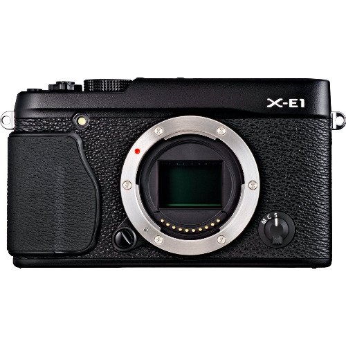 Aparat foto Mirrorless Fujifilm X-E1, 16.3 Mp, Display LCD 2.8 Inch, Obiectiv Fujifilm XC 15-45mm f/3.5-5.6 OIS PZ