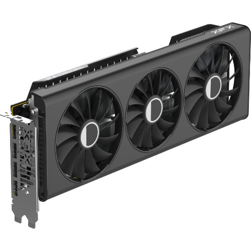 Placa video XFX Speedster QICK 319 Radeon RX 7700 XT Black Edition 12Gb GDDR6, 192-bit, 2x 8-pin, HDMI 2.1, DisplayPort 2.1, Radeon Anti-Lag