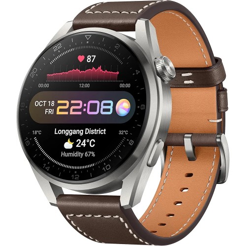 Smartwatch Huawei Watch 3 Pro GLL-AL01 LTE, 48mm, Bluetooth, Android/iOS, Classic, Rubber Band

