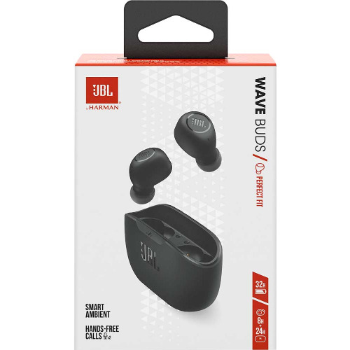 Casti audio in-ear JBL Wave Buds, True Wireless, Bluetooth, Negru
Casti audio in-ear JBL Wave Buds, True Wireless, Bluetooth, Negru