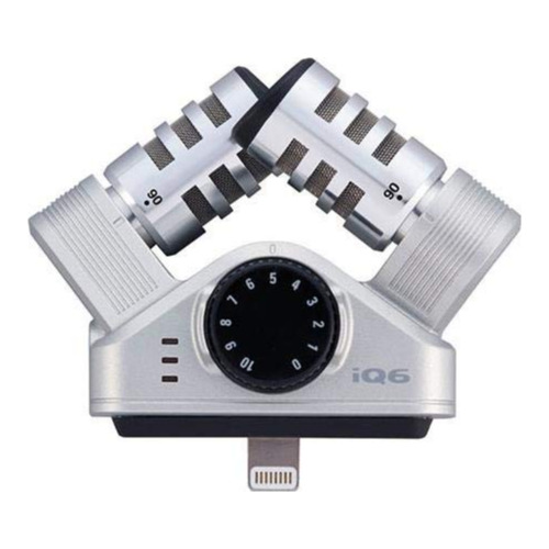 Microphone Stereo ZOOM iQ6, Compataibil iOS, Lightning, jack 3.5 mm
