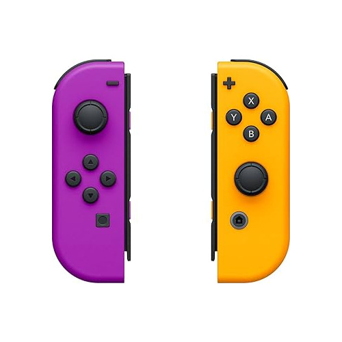 Set Controller Joy-Con Nintendo Switch, Neon Purple/Orange
