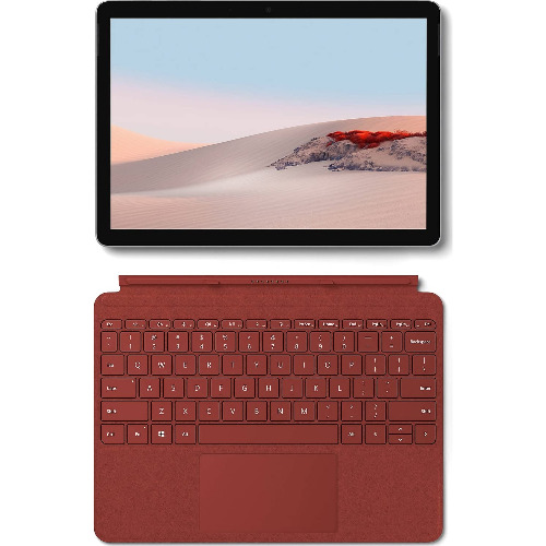Microsoft Surface Go 3 1901 Black, Tastatura Poppy Red Type Cover