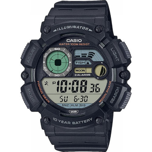 Ceas barbatesc Casio G-Shock WS-1500H-1AVEF, 50mm, 10ATM, Curea si carcasa rasina, Digital, Quart