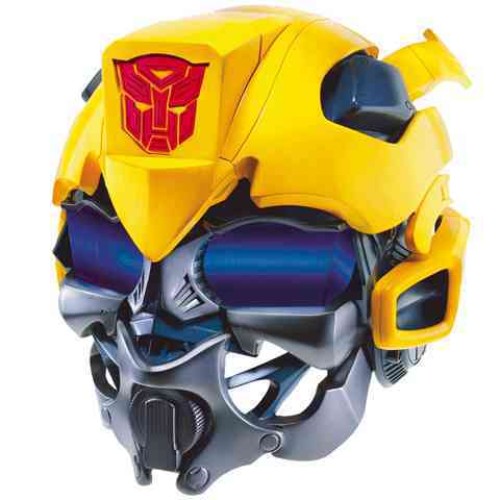 Masca Hasbro Transformers Bumblebee REVENGE OF THE FALLEN 2008,  Multiple Sunete Ale Personajului, Galben/Gri
