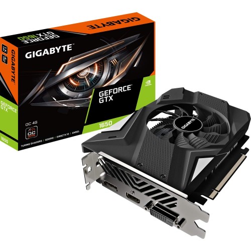 Placa Video Gigabyte nVidia GeForce GTX 1650 4 Gb OC Edition, 1x Fan, GDDR6, Directx 12 (Produs NOU!) - Garantie 24 LUNI
