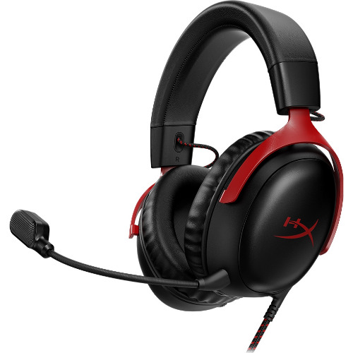 Casti Gaming HyperX Cloud III, Microfon, Spatial Audio, Multiplatforma, Jack 3.5mm, USB, Negru Casti Gaming HyperX Cloud III, Microfon, Spatial Audio, Multiplatforma, Jack 3.5mm, USB, Negru