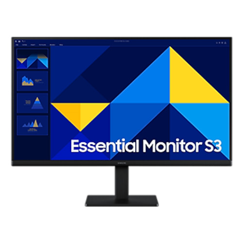 Monitor Gaming LED Samsung Essential S3 LS27C314EAU, 27 inch FHD, 75Hz, 5ms, Freesync, Flicker Free, HDMI, VGA, negru