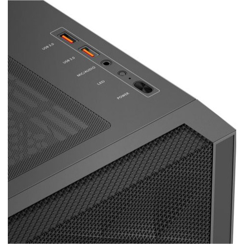 Carcasa PCCOOLER C3D510 ARGB, Middle Tower, ATX, Sticla securizata, 3 ventilatoare, iluminare ARGB, USB 3.2, Jack 3.5mm