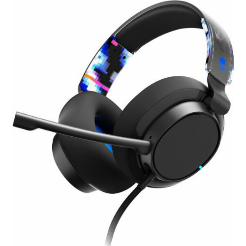 Casti Gaming Skullcandy Slyr Pro S6Spy, USB-C, Jack 3.5m, 1.8m, Negru/Albastru
