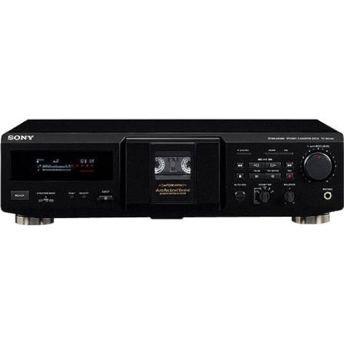 Stereo Cassette Deck Sony TC-RE340, 2 Canale, 30Hz - 18kHz, THD 1.8, Negru