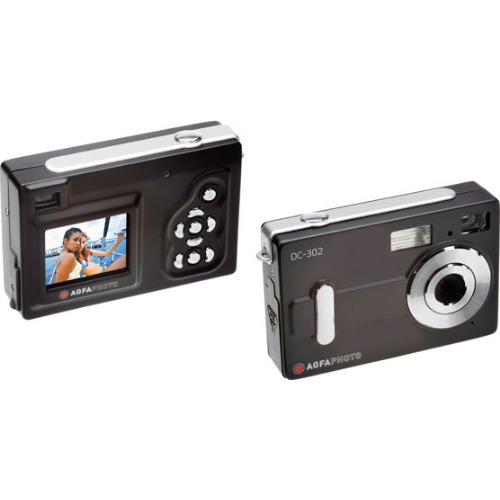 Aparat Foto Digital AGFA DC-302, 5 MegaPixel, Display 1.5" TFT, 8x Digital Zoom, Negru

