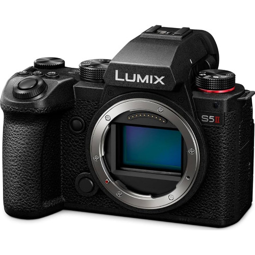 Aparat Foto Mirrorless Panasonic Lumix DC S5 II, Senzor Full-Frame 24.2Mp, Bluetooth, Wi-Fi, HDMI, USB-C, Negru