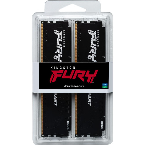 Kit Memorie RAM Kingston Fury, 32 Gb (2x16) DDR5 6000 MHz, CL30 Dual Kit