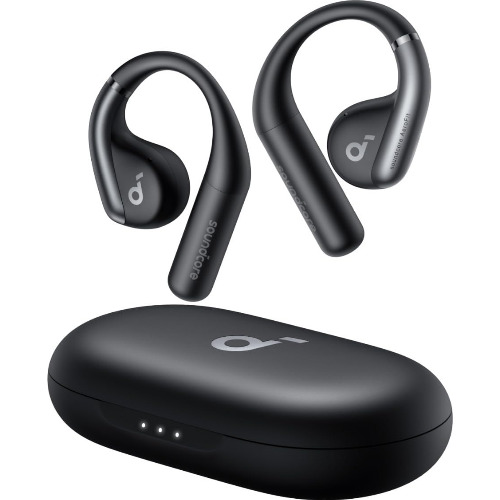 Casti Open-Ear Anker SoundCore AeroFit 2, True Wireless, Bluetooth 5.4, Hi-Res Audio, IP55, Autonomie 42 ore, Negru Casti Open-Ear Anker SoundCore AeroFit 2, True Wireless, Bluetooth 5.4, Hi-Res Audio, IP55, Autonomie 42 ore, Negru