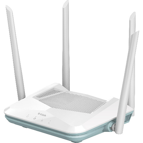 Router wireless D-Link R15 Smart Eagle PRO AI, AX1500, Wi-Fi 6, Dual-Band, MU-MIMO, Asistenta AI, Control Parental, Control Vocal Google/Alexa