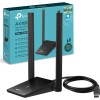 Adaptor Wireless TP-Link Archer TX20U Plus, AX1800, Dual-Band, WiFi 6, MU-MIMO, USB 3.0, Negru