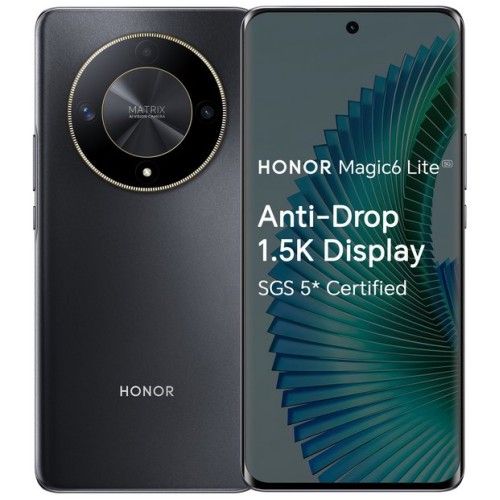 Honor Magic 6 Lite 5G 256 Gb Dual-Sim, Midnight Black
