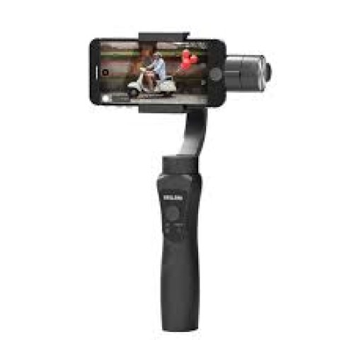Stabilizator Keelead Gimbal S5, 3 Axe, Compatibil Android/IOS, Acumulator 4000 mAh, Rotire 180°, Negru
