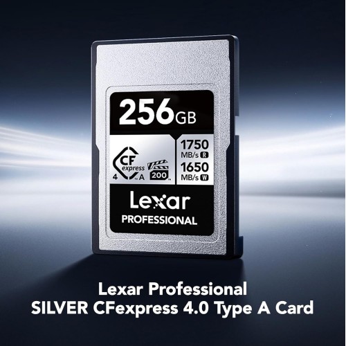 Card de memorie Lexar Professional Silver CFexpress 4.0 Type A, R1750/W1650mb/s, 256 Gb
