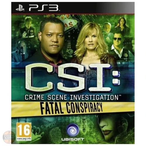 CSI Crime Scene Investigation Fatal Conspiracy - Joc PS3