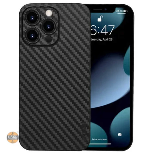 Husa Cover Hard Carbon Fiber, pentru iPhone 14 Pro Max