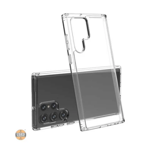 Husa Protectie Spate Cellara Transparenta Crystal Compatibila cu SAMSUNG Galaxy S22 ULTRA